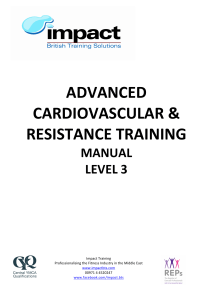 1. Cardiovascular Manual Level 3