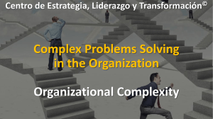 Organizational Complexity Alfonso Cornejo