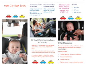 Car Seat Brochure 