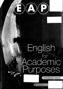 Kathy Cox, David Hill - English for Academic Purposes  Students' Book