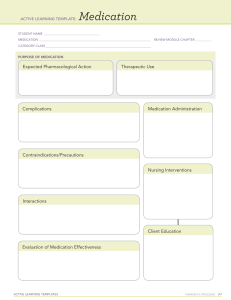 Levodopa Medication Template