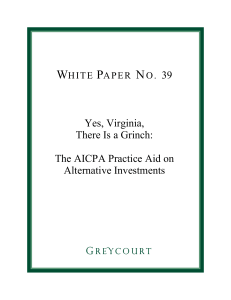 WhitePaper039 - alternative investments