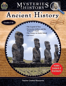 Mysteries in History Ancient History Standard E
