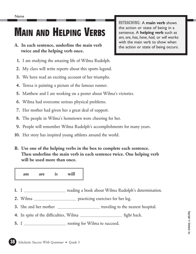 Helping-Verbs-Verb-Phrases-Worksheet