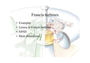 6 - Francis Turbine NTNU