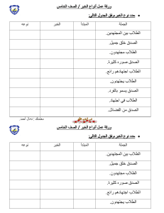 عربي ورقة عمل انواع الخبر (2)