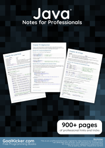 JavaNotesForProfessionals 