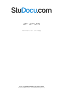 labor-law-outline