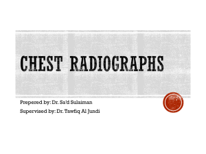 1. Chest Radiographs - normal