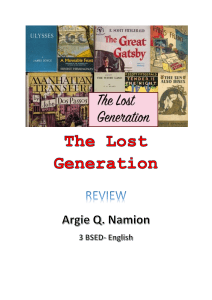 The Lost Generation Review