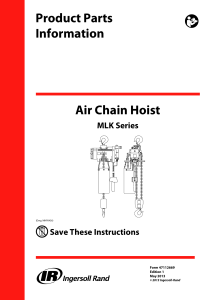 Air Chain Hoist