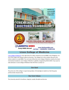 Liceo College of Medicine