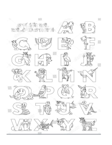 alphabet coloring