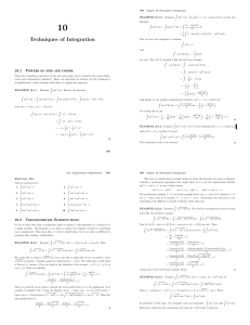 calculus late 10 Techniques of Integration 4up