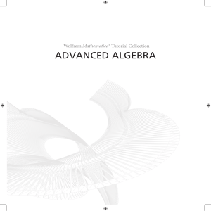 AdvancedAlgebra