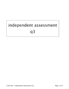 independent assessment1  q3