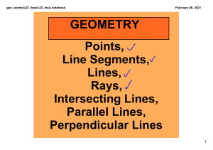 Lines Notes