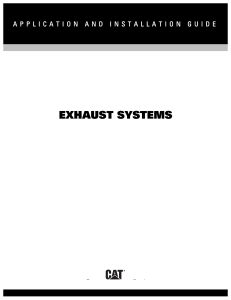 Exhaust Systems Caterpillar