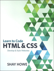 Learn to Code HTML and CSS Develop Style Websites PDF