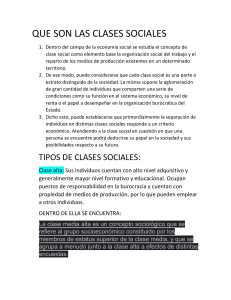clases sociales
