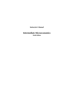 Instructors Manual Intermediate Microeco