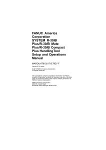 Handling Tool Setup and Operations Manual