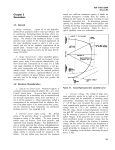 Army Corp of Engrs Generators Chapter 3