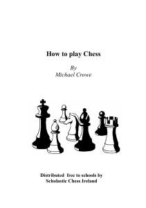 1 Chess Game Instructions
