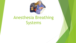 anesthesia breathing system