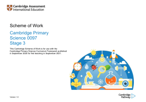 0097 Primary Science Stage 3 Scheme of Work tcm142-595392