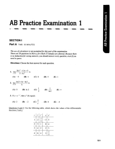 AB Practice 1