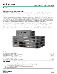 HPE OfficeConnect 1820 Switch Series-c04518995