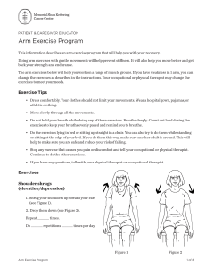 Arm Exercise Program: Patient Education Guide