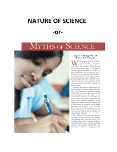 Myths of Science student copy