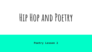 Hip Hop and Poetry -2