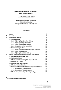 Joshi Three Phase Sparged Reactors  Some Design Aspects