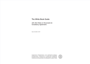 FIDIC-The White Book Guide 2001 2nd edition