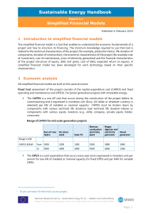 fiche 6 1 simplified financial models