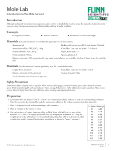 Mole Practical