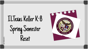 Spring Semester Reset Middle School(For Parents)