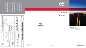 2014 Toyota FJ Cruiser WMG lr