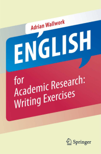 English for Academic Research Writing