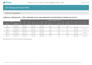 Oil Tempered Steel Wire