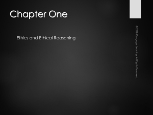 01 Introduction to Ethics chapter 01