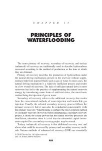 PRINCIPLES OF WATERFLOODING