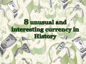 unusual money examples