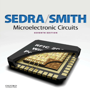 [The Oxford Series in Electrical and Computer Engineering] Adel S. Sedra, Kenneth C. Smith - Microelectronic Circuits 7th edition(2014, Oxford University Press) - libgen.lc