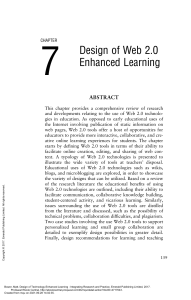 7-Chapter 7 Design of Web 2.0 Enhanced Learning