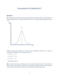 Econometrics PS 3 in blue