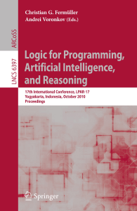 2010 Book LogicForProgrammingArtificialI